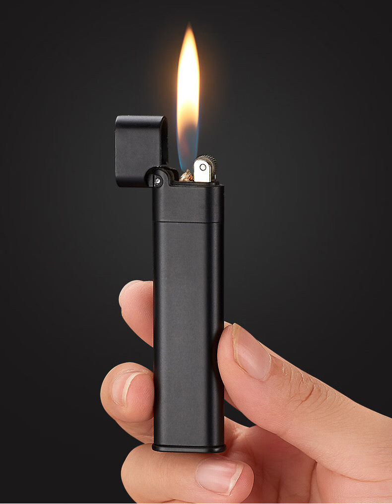 小米mi有品生态迷你打火机超小彩虹烟型便携个性便携煤油口袋火机砂黑