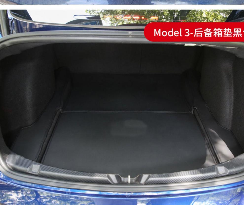 适用于21款特斯拉model3y后备箱垫全包丫前后备箱尾厢垫modelymodel3