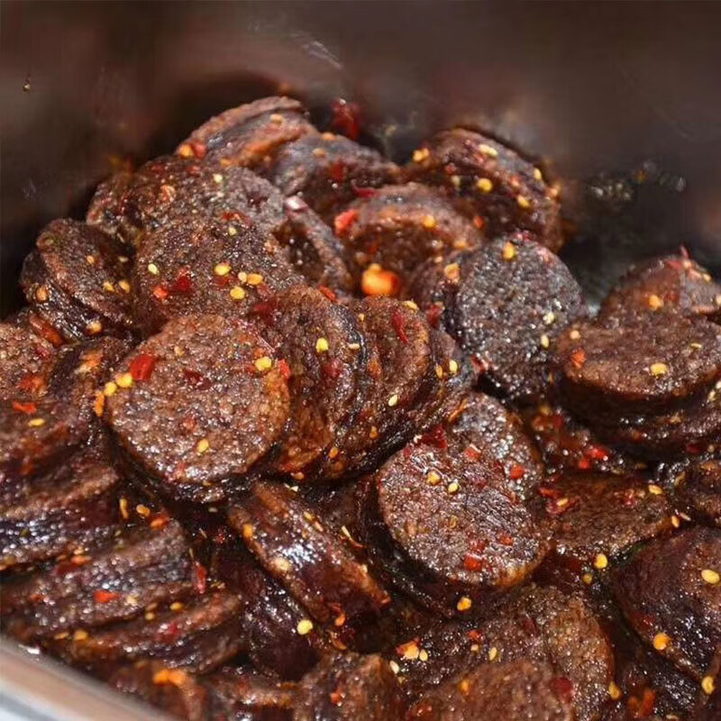 湖南湘西土特产怀化凤凰血粑农家糯米猪血肠500g2斤2个猪血丸子