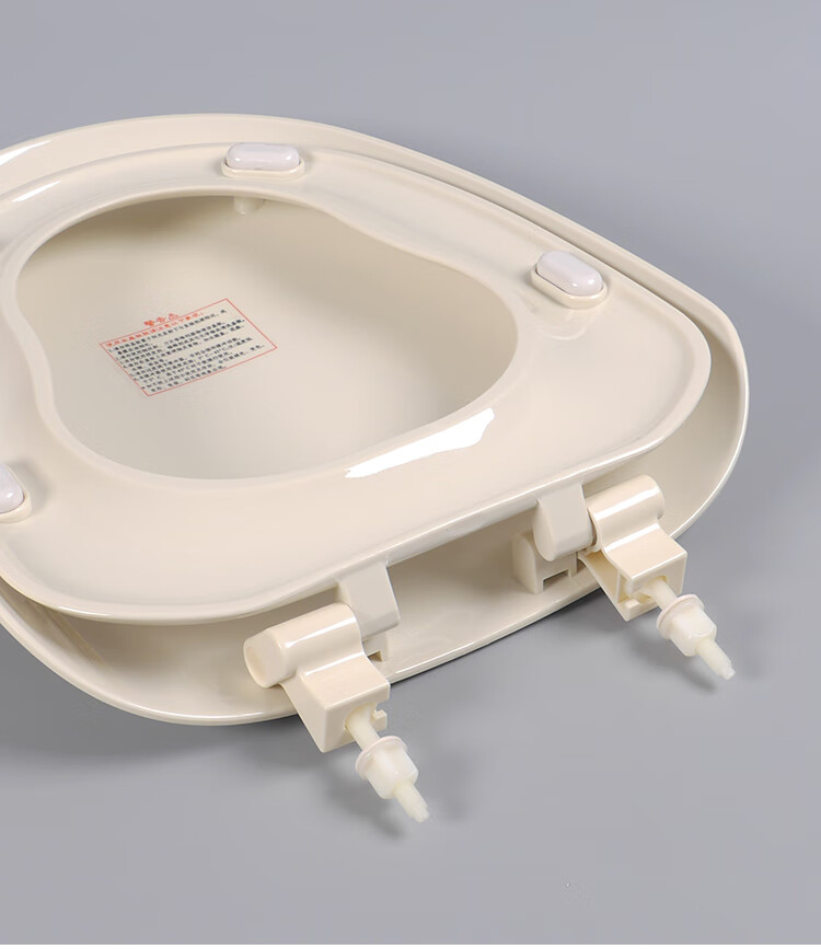 适用通用马桶盖rf201820702115老式40cm宽骨色葫芦造型坐便器盖板rf