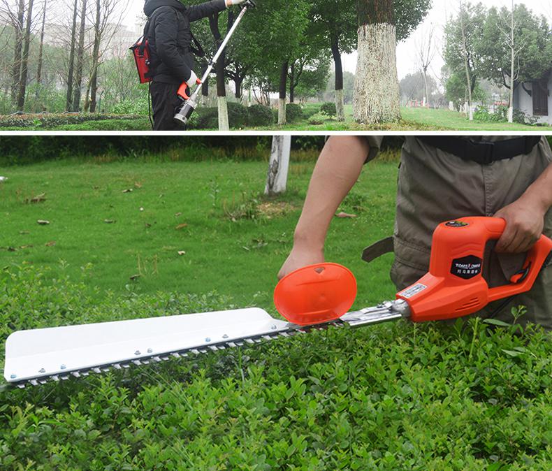 48v无刷锂电割草机绿篱机 用电动除草神器农用割灌修剪机高级 48伏