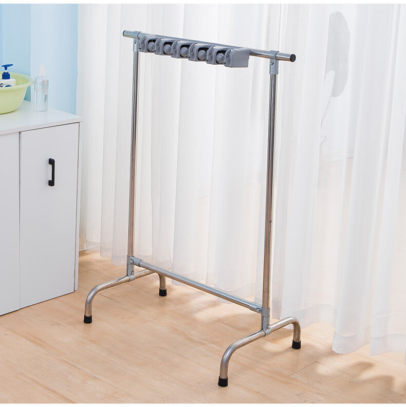 时光旧巷 可移动落地拖把架放扫把墩布置物架卫生间阳台整理清洁工具