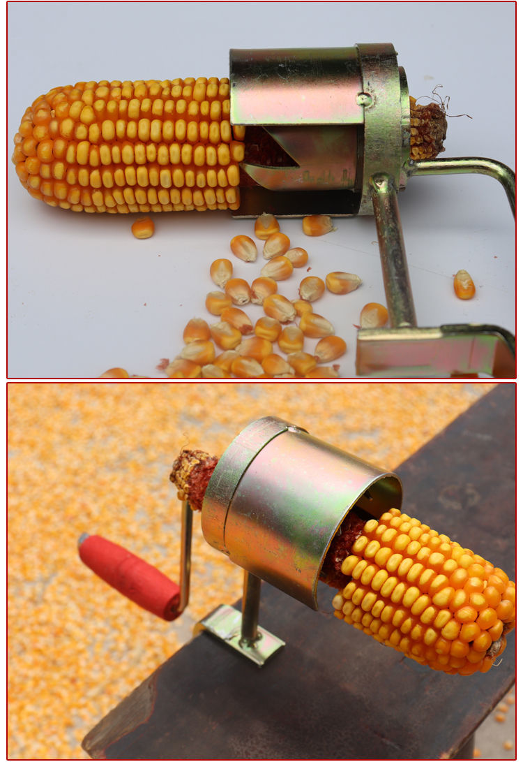 自制最简单玉米脱粒机图片