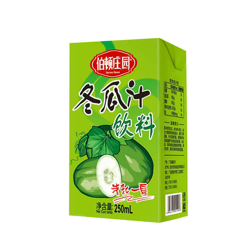 伯顿庄园冬瓜茶伯顿庄园冬瓜汁饮料菊花茶清凉茶金银花茶植物草本茶