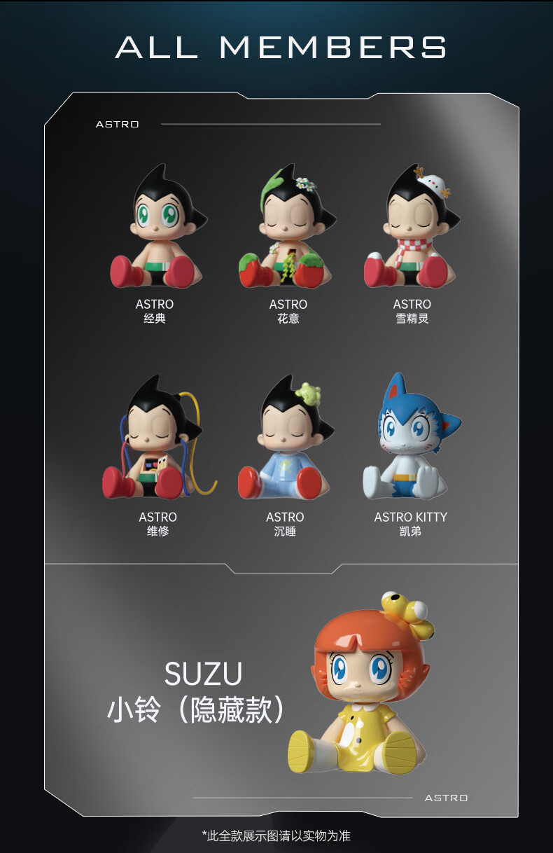 阿童木dna动了盲盒卡通模型礼物 两个盲盒(不重复)【图片 价格 品牌