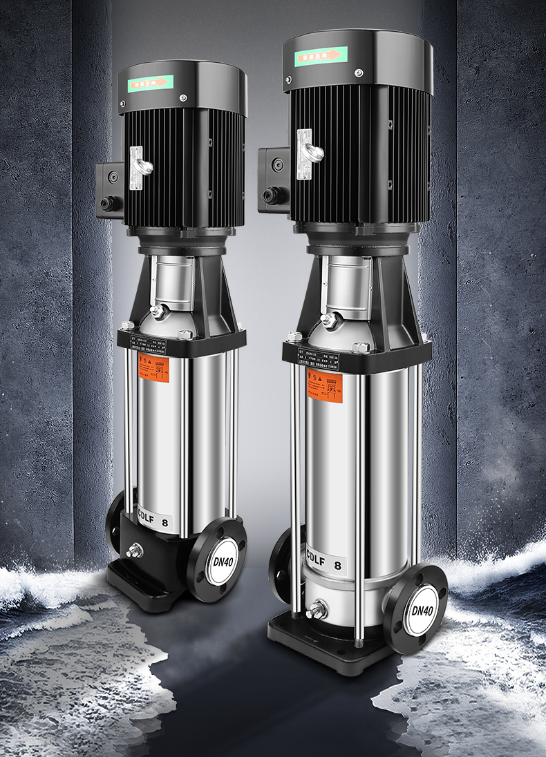 304不锈钢cdl-12 立式多级离心泵大流量增压泵循环管道泵多级水泵