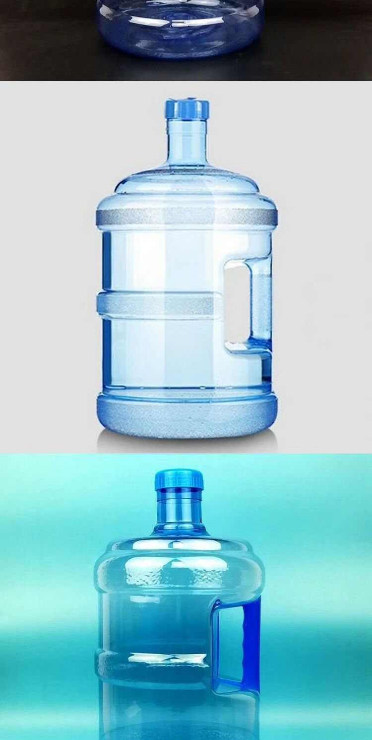 班奇盾 纯净水水桶小号矿泉水瓶塑料手提式储水桶空瓶子带提把户外