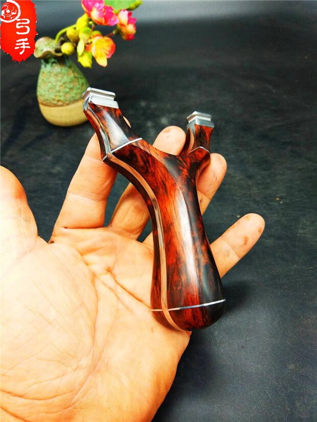 隔贴片短拉扁皮吉拉拉弹弓钛合金tc21手工更多木料弓形可联系定制刻字