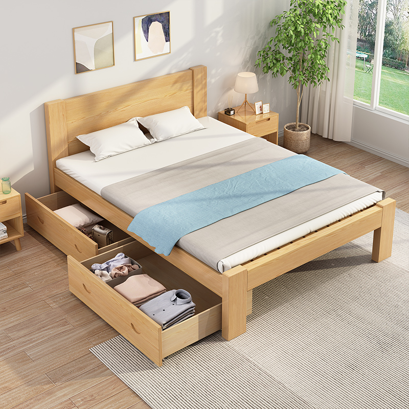 t68-白色 配套20cm弹簧床垫床高 1800mm*1900mm 其他结构【图片