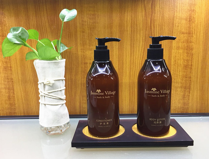jasminevillage法国茉莉小镇无硅油清爽顺滑洗发水沐浴露套装280mlnz