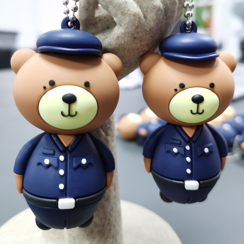 白敬亭同款小熊你是我的城池营垒邢克垒同款挂件钥匙扣挂件情侣女