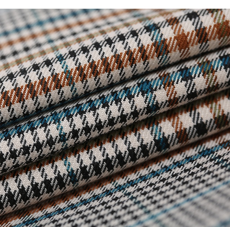 five plus新款女装威尔士格纹长款风衣外套女排扣系带大衣复古 灰绿格