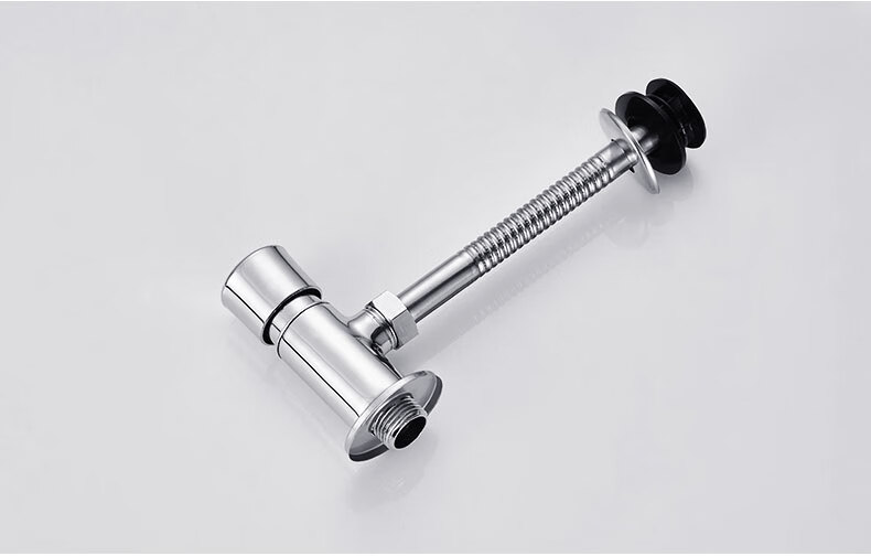 新款全铜小便池冲水阀手按式小便斗冲洗阀厕所小便器开关延时阀门中大