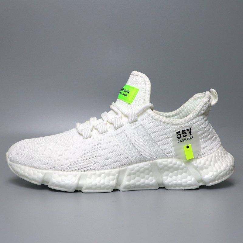 春秋男士运动鞋超轻泡沫底跑步鞋男鞋夏季踩屎感剪标软底大码跑步爆米