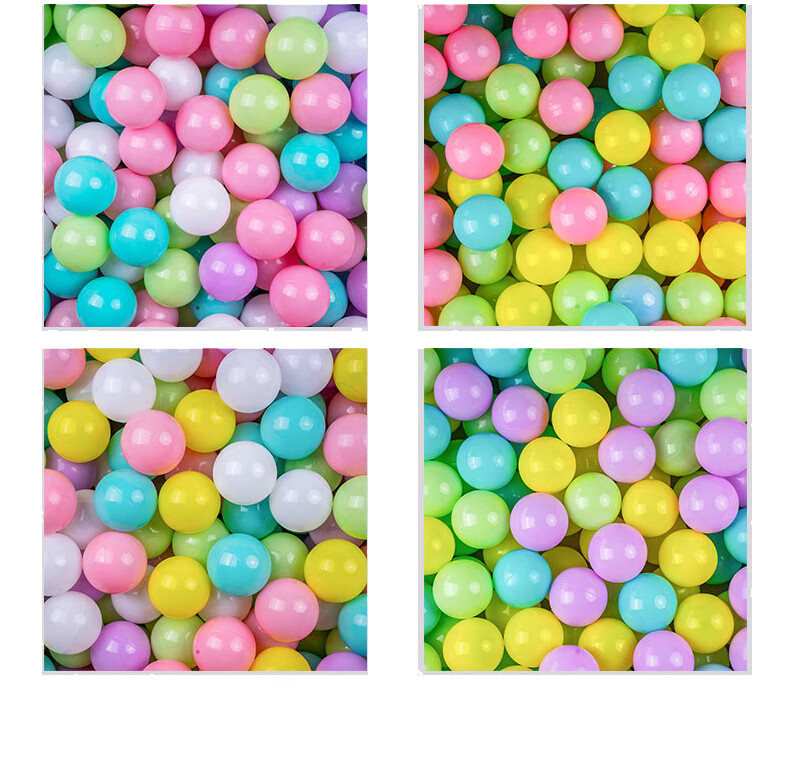 海洋球婴儿可啃咬 彩色海洋球球池波波球池无味婴儿室内网红彩球可啃