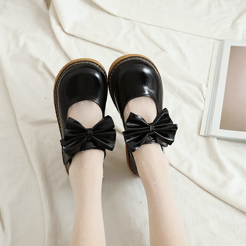 时尚新款鞋靴洛丽塔鞋子儿童萝莉塔女童jk大头鞋女可爱制服鞋猪腰子鞋