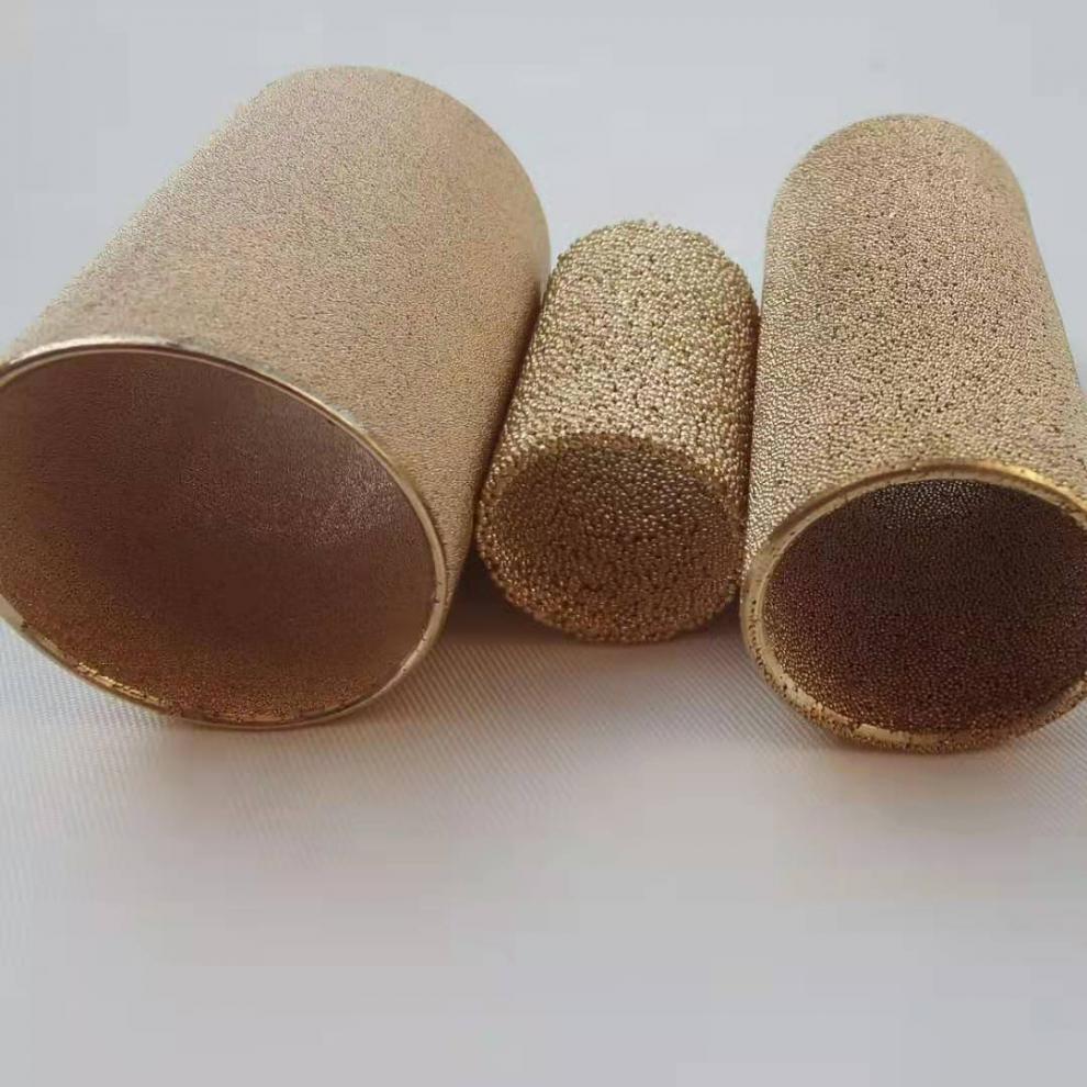 铜滤芯 smc型 亚德客型 铜粉末烧结滤芯 减压阀 油水分离器过滤器 16.