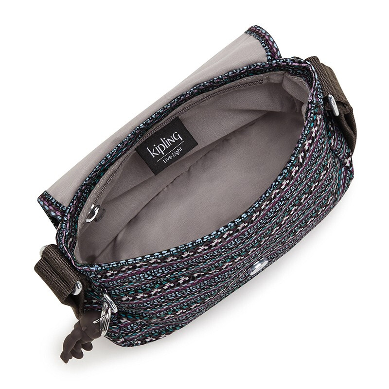 kipling凯浦林sabian女士休闲印花日常斜挎迷你单肩包 dotted flower