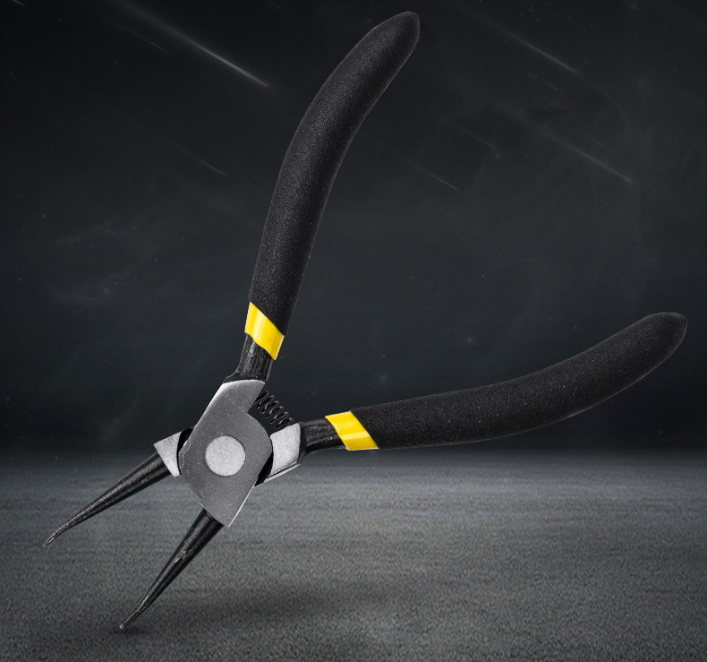 劳铭卡簧钳内外小579寸卡环钳簧挡圈钳多功能钳dl0331内直卡簧钳5