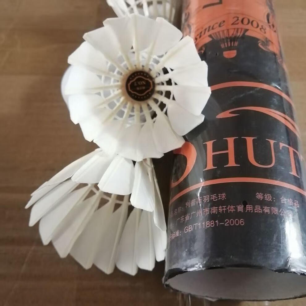 亚洲龙羽毛球耐打王12只装室内外防风飞行稳定训练比赛 凯普力德 4号