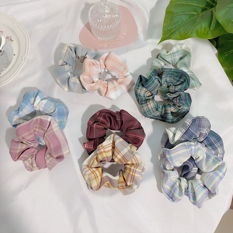 bm女孩 大肠发圈韩国网红ins森系扎头发绳jk同款melville少女发饰七夕