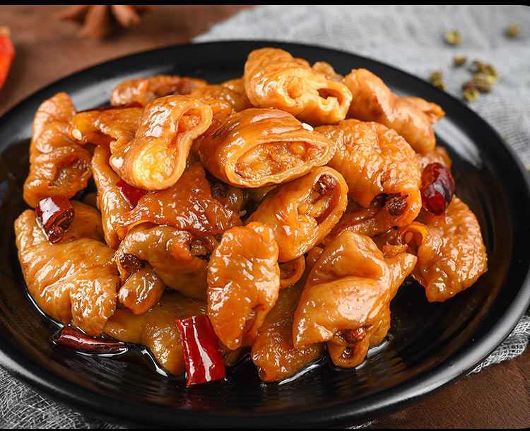 四川特产麻辣肥肠开袋即食猪大肠卤味零食小吃香辣熟食麻辣肥肠150克3