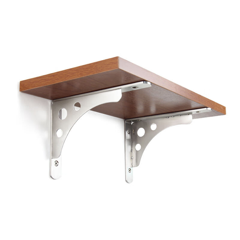 加厚不锈钢三角支架托架置物架墙上承重隔板支撑架直角支架层板托正反