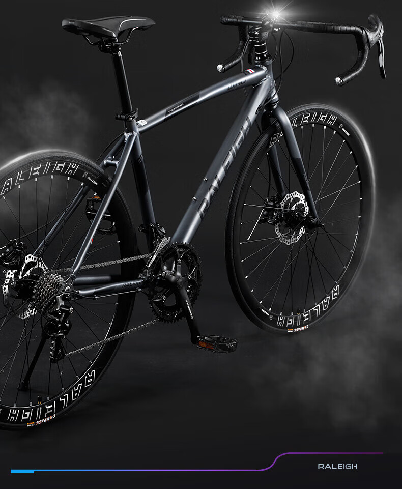 兰·令自行车英国铝合金公路车弯把油碟刹变速竞速赛车成人单车 r700