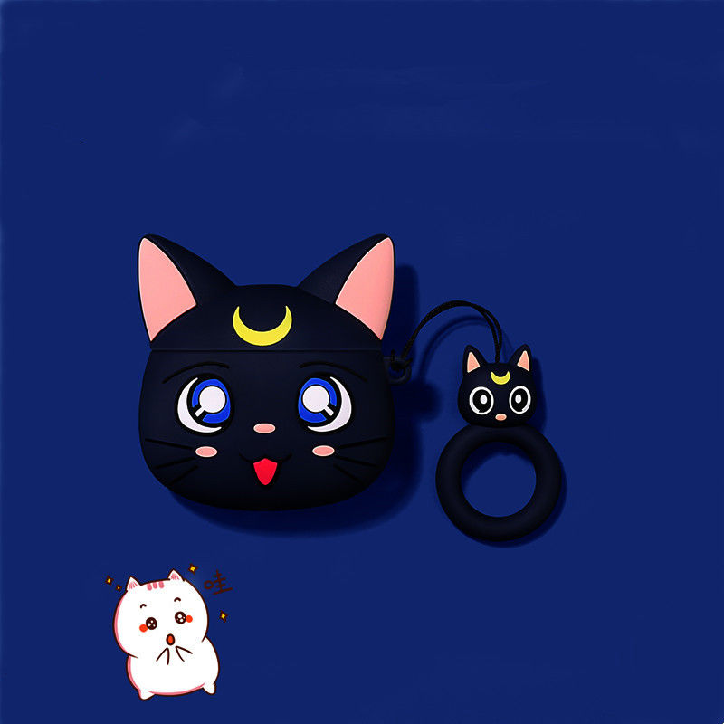 无线蓝牙耳机双耳卡通学生迷你跑步适用苹果华为oppo手机通用乔鸟无脸