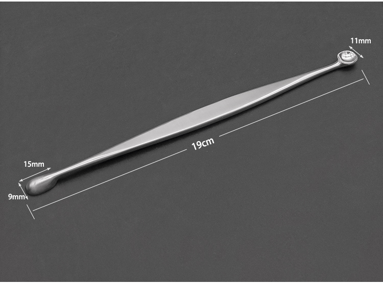 不锈钢骨科器械双头刮匙骨科刮勺称量勺美容整形宠物骨科手术器械