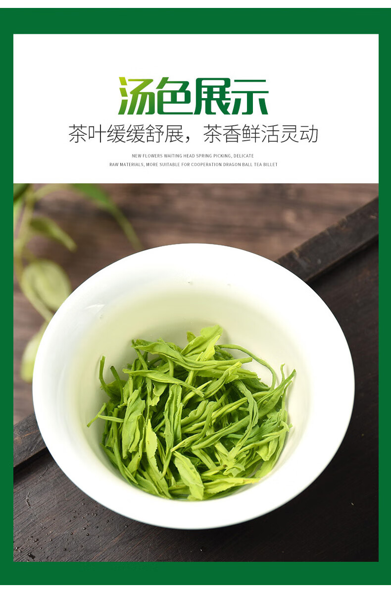 陕西汉中绿茶2021新茶明前陕青西乡毛尖高山富硒炒青茶叶散装