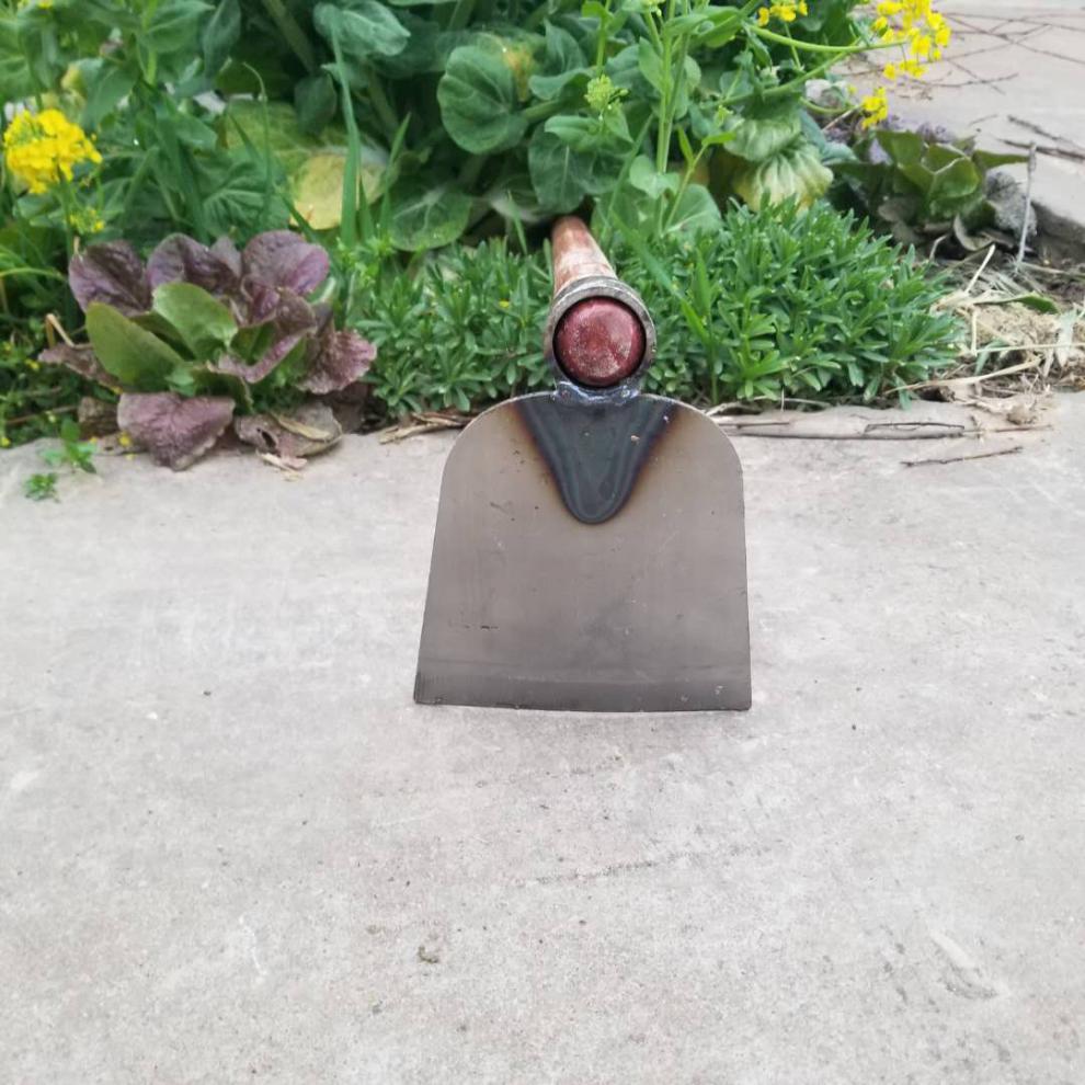 农用加厚锄头开荒种地种菜除草开沟镢头刨地大板锄园艺锄老式锄头二号