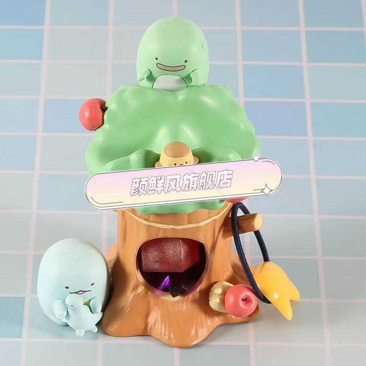 角落生物盲盒 日系卡通角落炸虾生物环球世界盲盒模型收藏玩具礼物