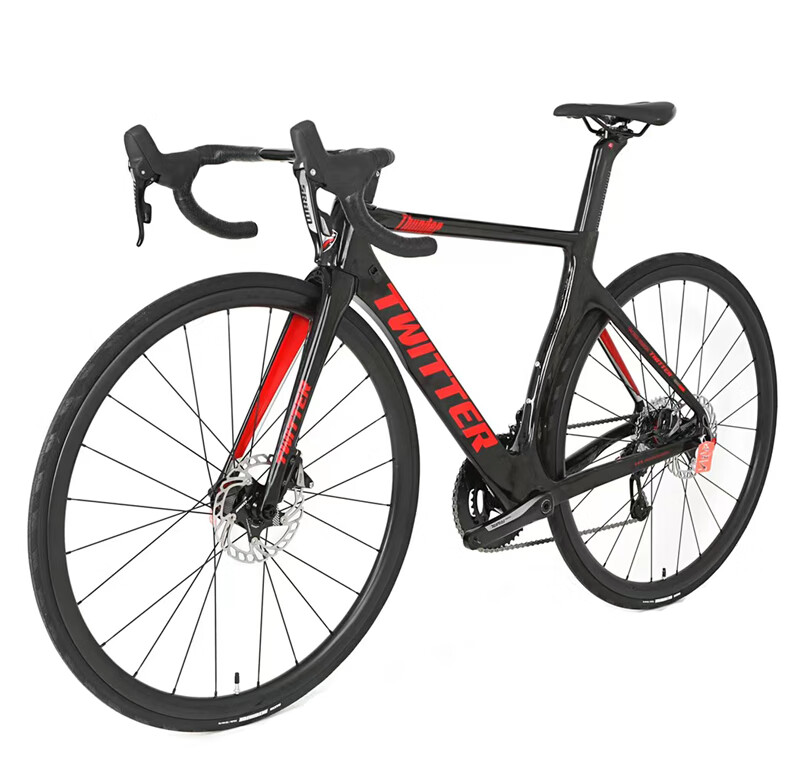 time公路车同款全碳纤维公路车自行车22速公路赛车碳轮碟刹公路单车