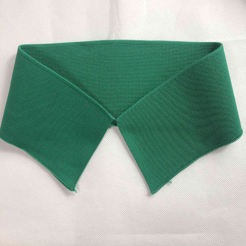 盼玫服饰配件针织罗纹领子夏季薄款纯色弹力横机罗纹领校服领子polo衫