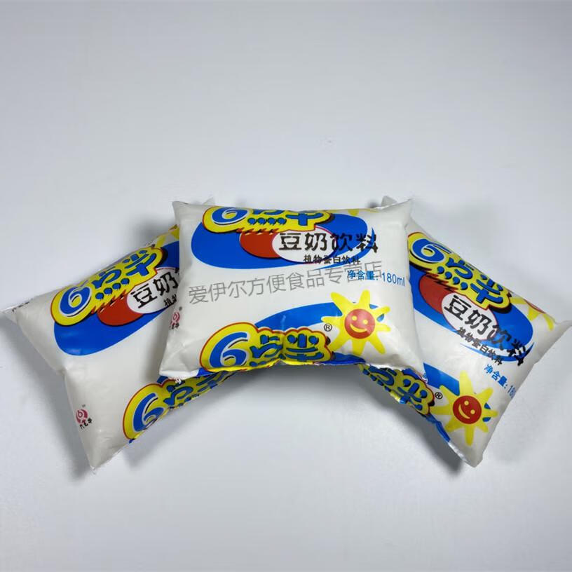 六点半豆奶饮料回忆儿时经典原味早餐奶豆浆180ml袋180ml12袋