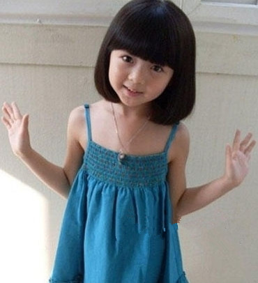 女幼童短发发型儿童图片