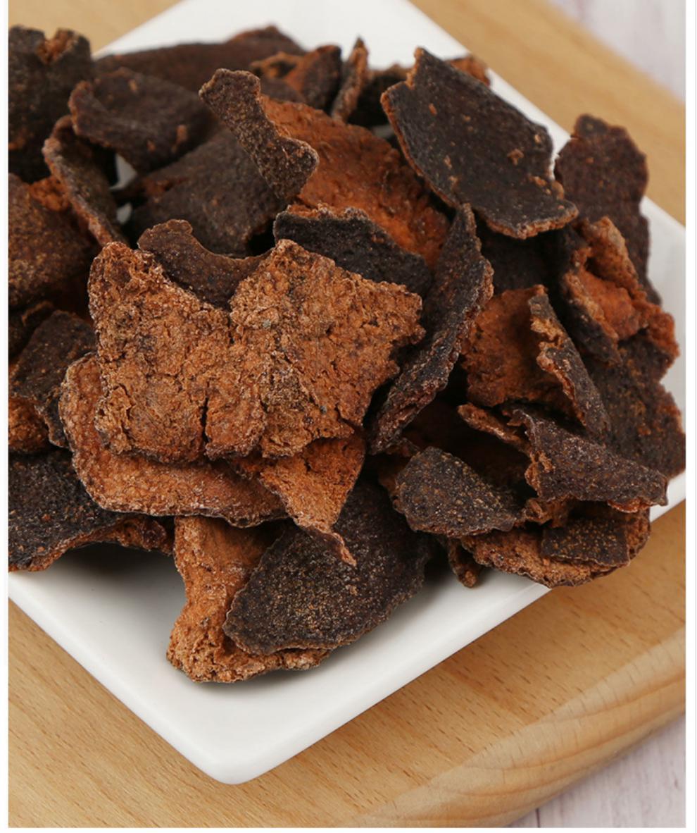 老陈皮片正宗新会陈皮干罐装广东特产零食开罐即食可泡水 老陈皮罐装