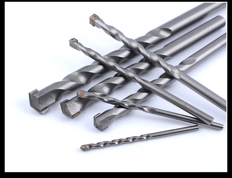 万艾合金冲击钻头直柄建工钻头手电钻多功能混泥土墙壁水泥钻头冲击