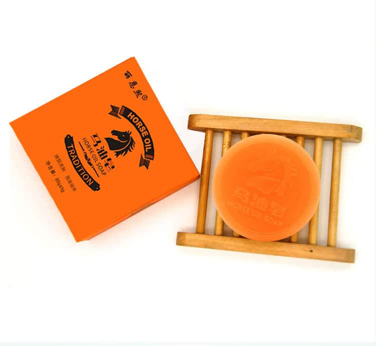 马油皂清洁洗脸除螨香皂手工精油皂80g80克5盒家庭装