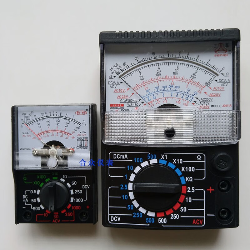 mf110a迷你袖珍指针式万用表小型便携机械教学生实验家用电工 mf-110a