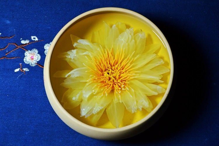 莲花茶观音金莲花香水莲花茶九品香莲茶单朵花片10赠