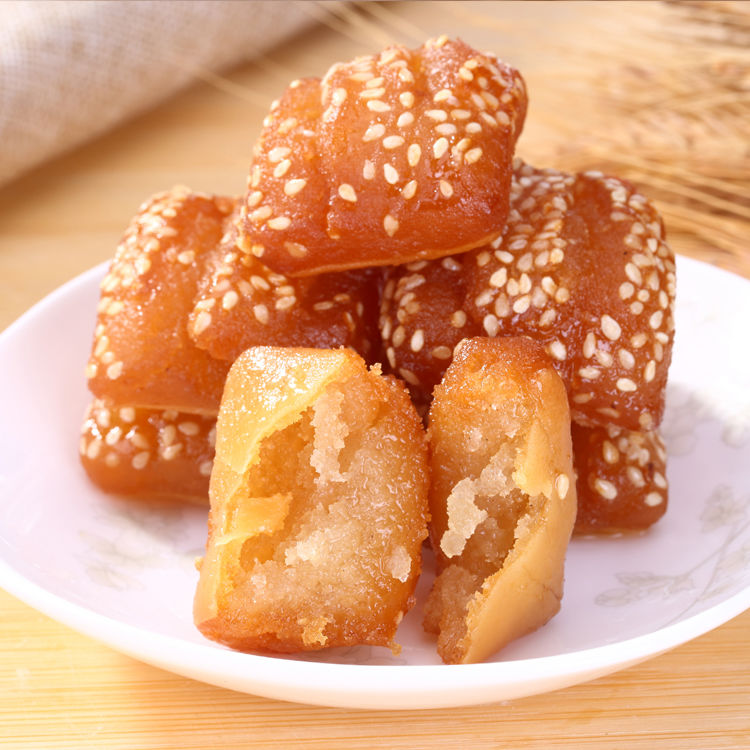 蜜三刀芝麻条老式传统糕点零食果子油果山东特产蜜三刀蜜麻条蜜翻花1