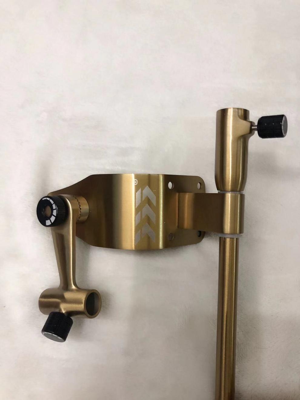 君田钓箱配件钓箱三件套不锈钢五件套炮台支架圆角直角彩色圆角5件套