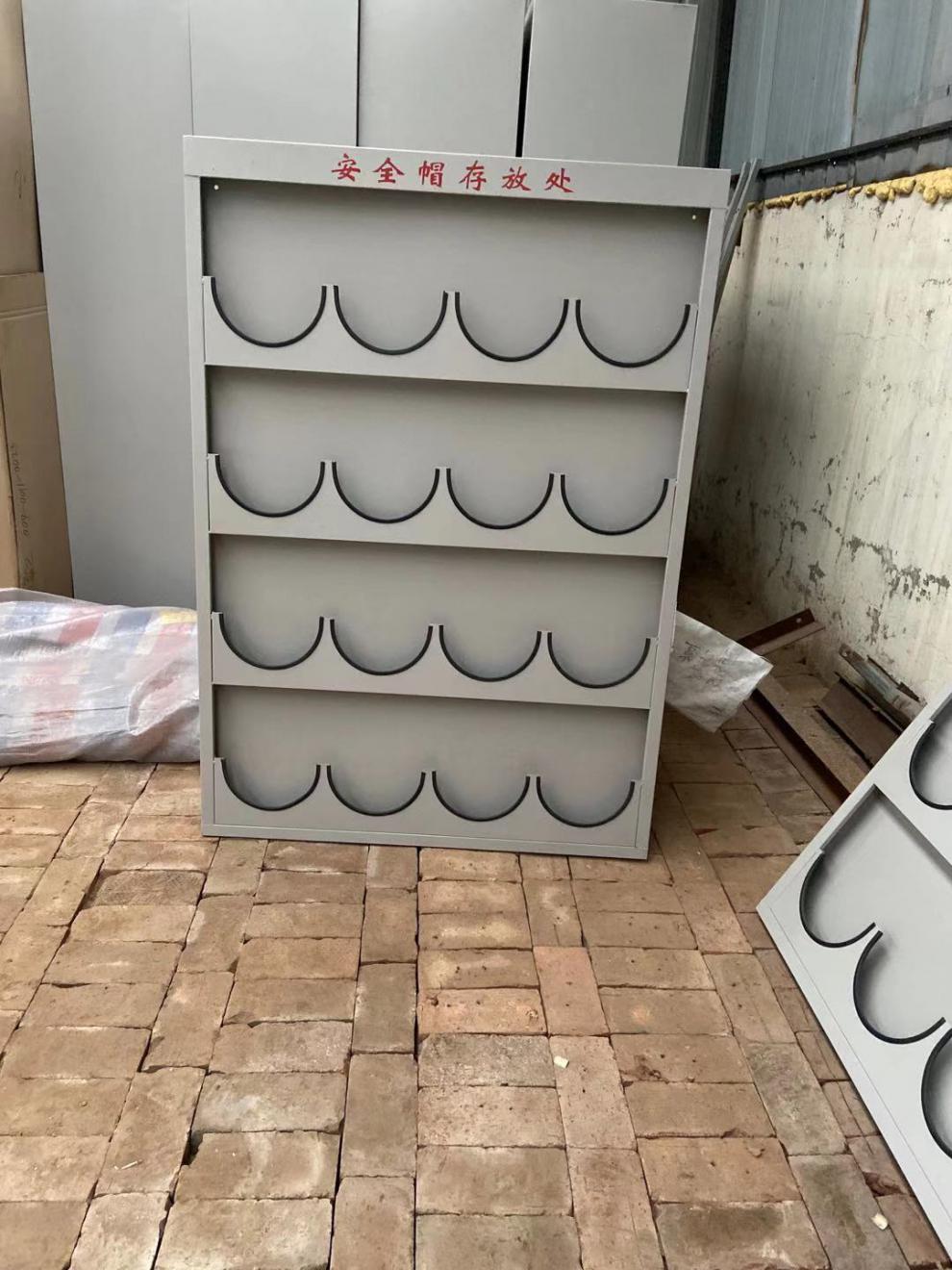 定制适用安全帽存放架壁挂式安全帽摆放架落地式安全帽放置架安全帽