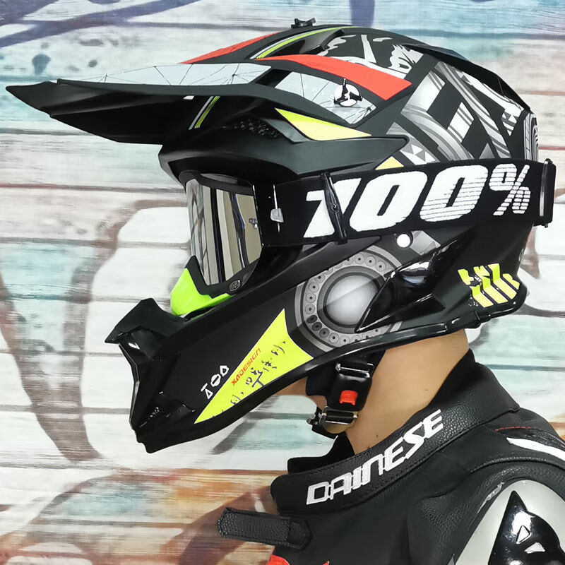 fgacct越野电动摩托车头盔男女拉力盔山地赛车骑行速降高赛全覆式四季