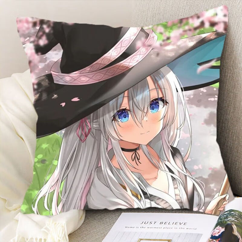 伊蕾娜抱枕 周边抱枕魔女之旅动漫二次元靠枕靠垫魔女双面定制创意
