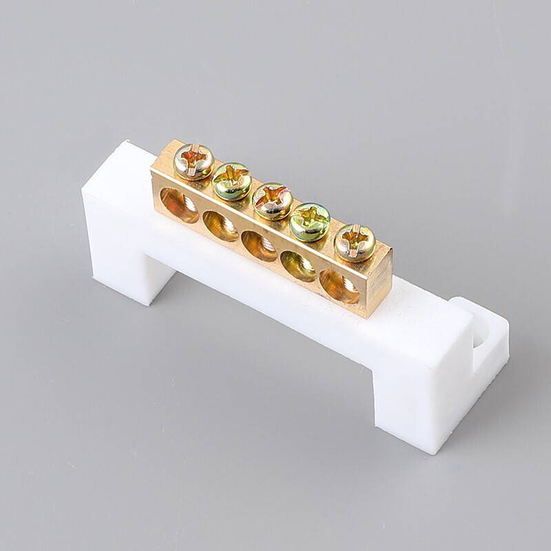 高桥型零线排零线端子排零排接线铜排配电箱接线端子5孔7孔20孔家用10