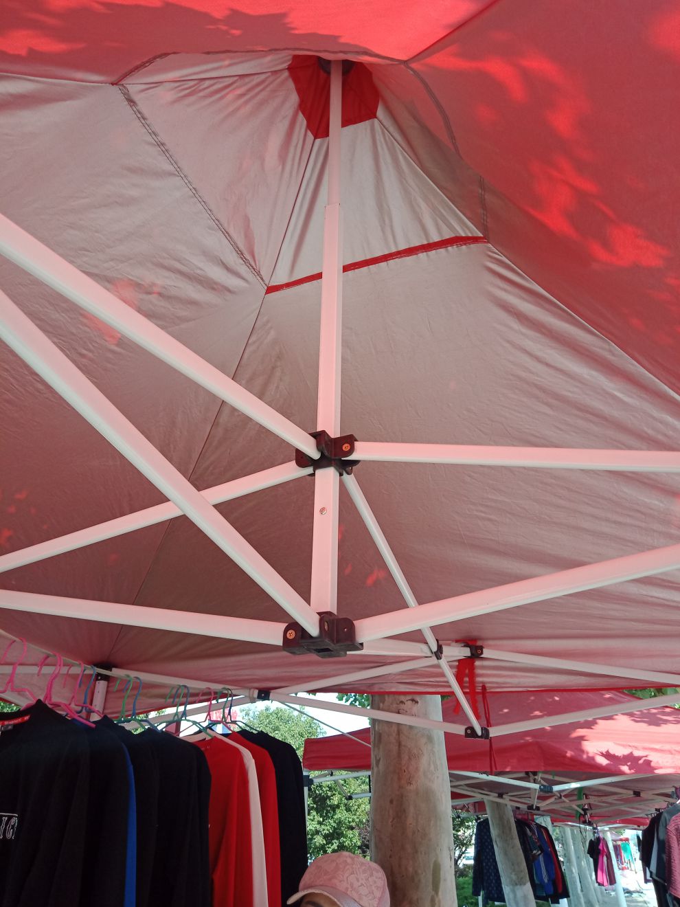 四脚四角帐篷布3x3米户外折叠帐篷顶布四方伞布防雨篷布遮阳伞布 3x3