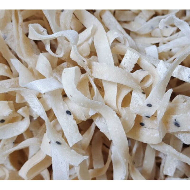 湖北荆州特产手工制作麻水荞麦豆皮豆丝豆折干货批发 荞麦豆皮3斤 泡